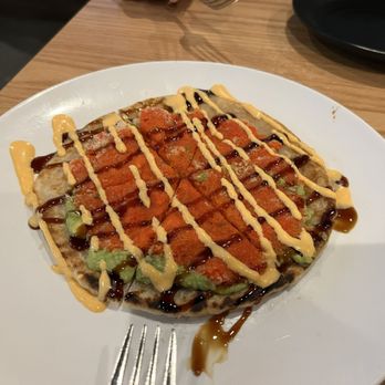 Genki Japanese Cuisine - Spicy Tuna Pizza - Japanese Near Me - Hamden, Connecticut Genki Japanese Cuisine - Spicy Tuna Pizza - Japanese Near Me - Hamden, Connecticut