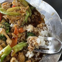 Bamboo House - Szechuan sauce, or in this case just a sugary mess with no spice whatsoever