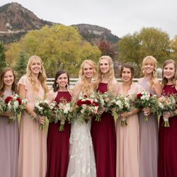 Our lace/burlap bouquets were flawless.