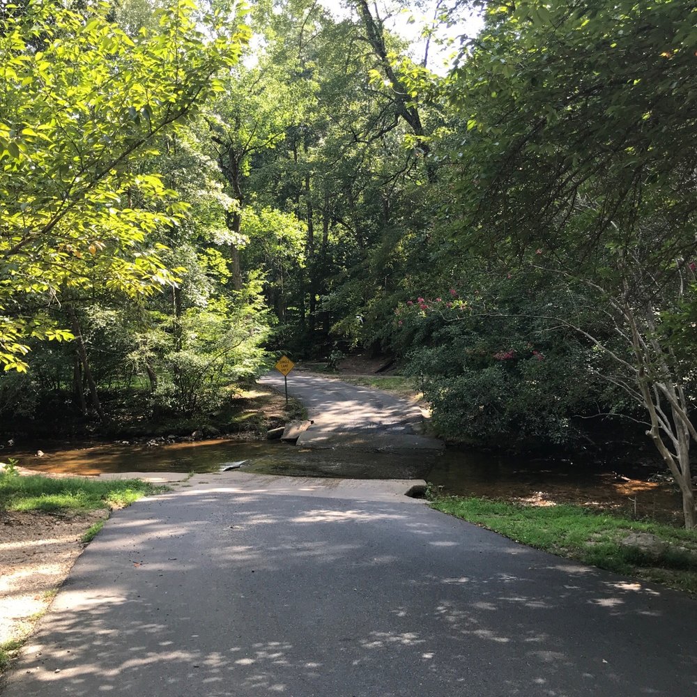 Alum Spring Park - At the end of August, the washed out road was only ankle deep and easily crossed by car to get into the parking lot - Parks Near Me - Fredericksburg, Virginia Alum Spring Park - At the end of August, the washed out road was only ankle deep and easily crossed by car to get into the parking lot - Parks Near Me - Fredericksburg, Virginia