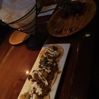 Table Mountain Inn - Shrimp and chorizo tacos - Hotels Near Me - Golden, Colorado