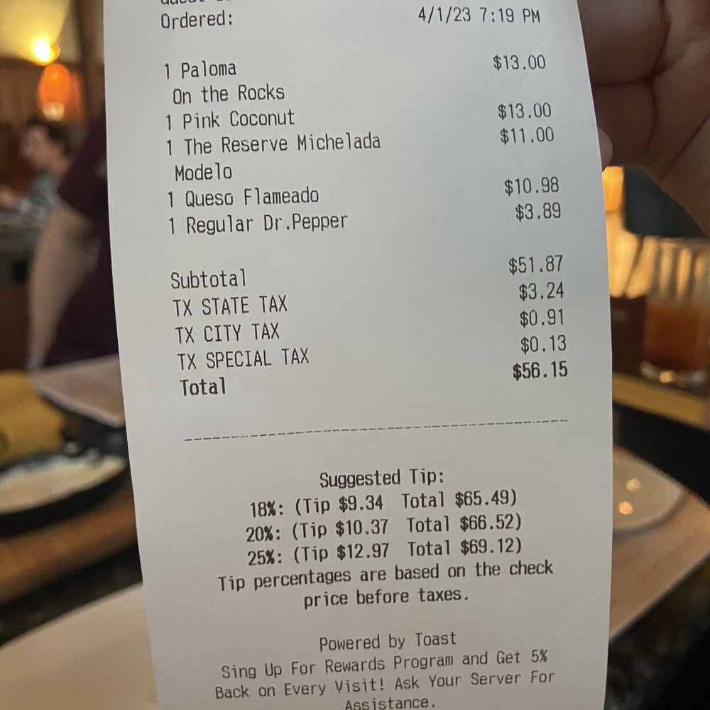 The Reserve - $56.15 and we didn't stay for dinner. - Breakfast & Brunch Near Me - Euless, Texas The Reserve - $56.15 and we didn't stay for dinner. - Breakfast & Brunch Near Me - Euless, Texas