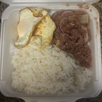 Salo Salo - Rice with corn beef and over easy eggs - Filipino Near Me - Virginia Beach, Virginia