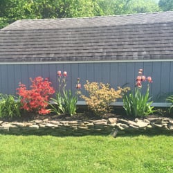 Roby Brothers Property Management - My backyard gardens mulched by Roby Brothers Property Maintenance