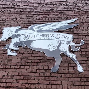 Butcher's Son Corning - Outdoor sign - Butcher Near Me - Corning, New York