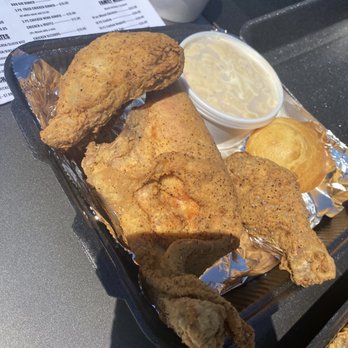 Stacy's Off Da Hook - 3 piece chicken dinner   Fried Chicken Dinner - Barbeque Near Me - Phoenix, Arizona
