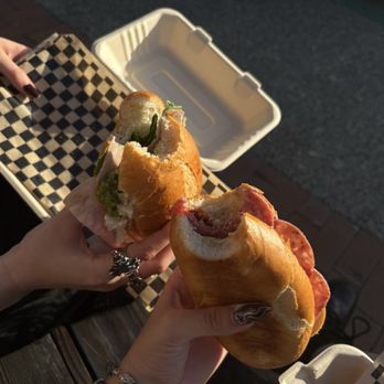 Margherita Caffe Italiano - Mortadella and Finocchiona sandwich - Sandwiches Near Me - Morro Bay, California Margherita Caffe Italiano - Mortadella and Finocchiona sandwich - Sandwiches Near Me - Morro Bay, California