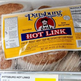 a package of hot links