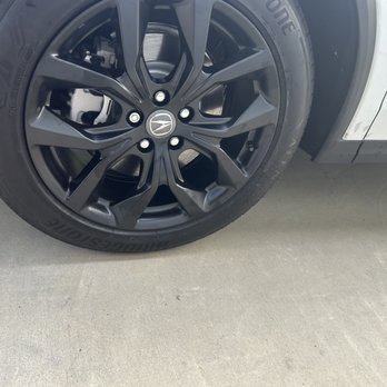 Baid Polish - After black satin powder coating.  Oooh la la - Powder Coating Near Me - Anaheim, California