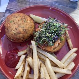 Salmon Burger Salmon Burger