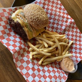 Egg Boat - Smashed burger and fries - Georgian Near Me - San Fernando Valley, California Egg Boat - Smashed burger and fries - Georgian Near Me - San Fernando Valley, California