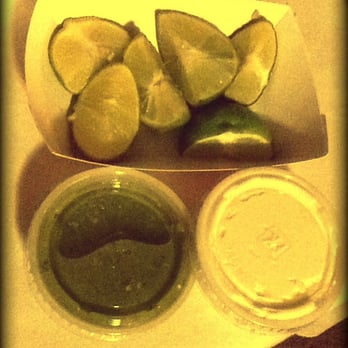 Taqueria Don Pancho - The container containing lime wedges is the same size as the one my taco was in, for size reference. - Mexican Near Me - Phoenix, Arizona Taqueria Don Pancho - The container containing lime wedges is the same size as the one my taco was in, for size reference. - Mexican Near Me - Phoenix, Arizona