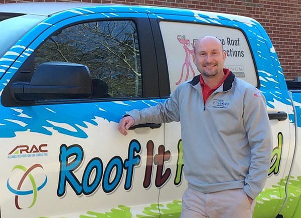 Slide of ARAC Roof It Forward