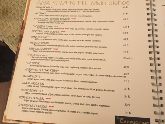 Menu photo 5 Giardino Cappuccino Istanbul, 34