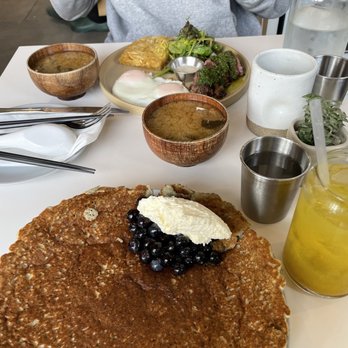 Yang’s Kitchen - Cornmeal Mochi Pancake - Asian Fusion Near Me - Alhambra, California Yang’s Kitchen - Cornmeal Mochi Pancake - Asian Fusion Near Me - Alhambra, California