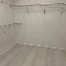 Painted Closet and returned all fixtures.