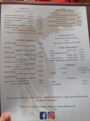 Menu photo 2 Maria's Pizza Colchester, CT