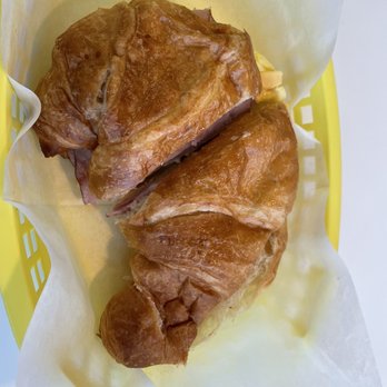 Fray's Donut House - Ham, egg and cheese croissant - Donuts Near Me - Pinellas Park, Florida