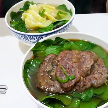 Queenie's Dumplings - Wonton Noodle Soup ($16) Beef noodle soup ($16) - Cantonese Near Me - Queenstown, OTA Queenie's Dumplings - Wonton Noodle Soup ($16) Beef noodle soup ($16) - Cantonese Near Me - Queenstown, OTA