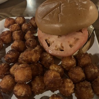 The Yard - Newark - Oxtail burger with sweet potato tots - American Near Me - Newark, New Jersey
