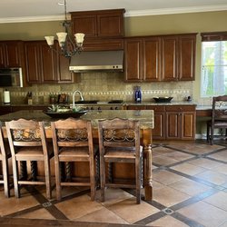 4 custom barstools and desk chair