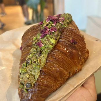 Librae Bakery - Rose Pistachio Croissant. - Bakeries Near Me - New York, New York Librae Bakery - Rose Pistachio Croissant. - Bakeries Near Me - New York, New York