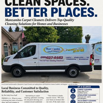 1. Manzanita Carpet Cleaning