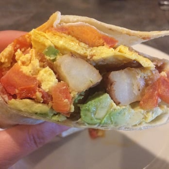 Drip Cafe - Breakfast burrito with added avocado - Coffee & Tea Near Me - Hockessin, Delaware
