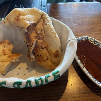 Chef’s Table - Bread and Dipping Sauce (Not really sauce but cannot think of a better word at the moment.  It was so different and so delicious. - Mediterranean Near Me - San Antonio, Texas