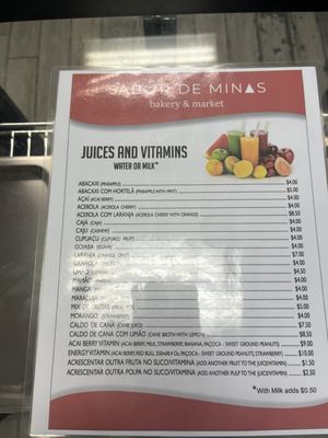 Menu photo 2 Sabor de Minas Bakery & Market Melbourne, FL Menu photo 2 Sabor de Minas Bakery & Market Melbourne, FL