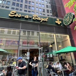 Exterior outside entrance of Ess-A-Bagel - New York, New York Exterior outside entrance of Ess-A-Bagel - New York, New York
