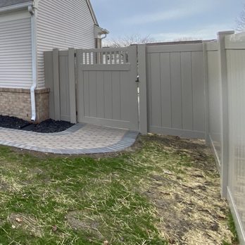 Galaxy Fence Services - Front gate from the inside. We are really pleased with this color. - Fences & Gates Near Me - Plymouth, Michigan Galaxy Fence Services - Front gate from the inside. We are really pleased with this color. - Fences & Gates Near Me - Plymouth, Michigan