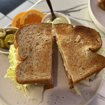 Express Coffee - Club sandwich top view - Coffee & Tea Near Me - Glendale, California