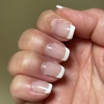 Aquatica Nails - French manicure and was done few weeks ago . Still looking pretty good - Nail Salons Near Me - San Francisco, California Aquatica Nails - French manicure and was done few weeks ago . Still looking pretty good - Nail Salons Near Me - San Francisco, California