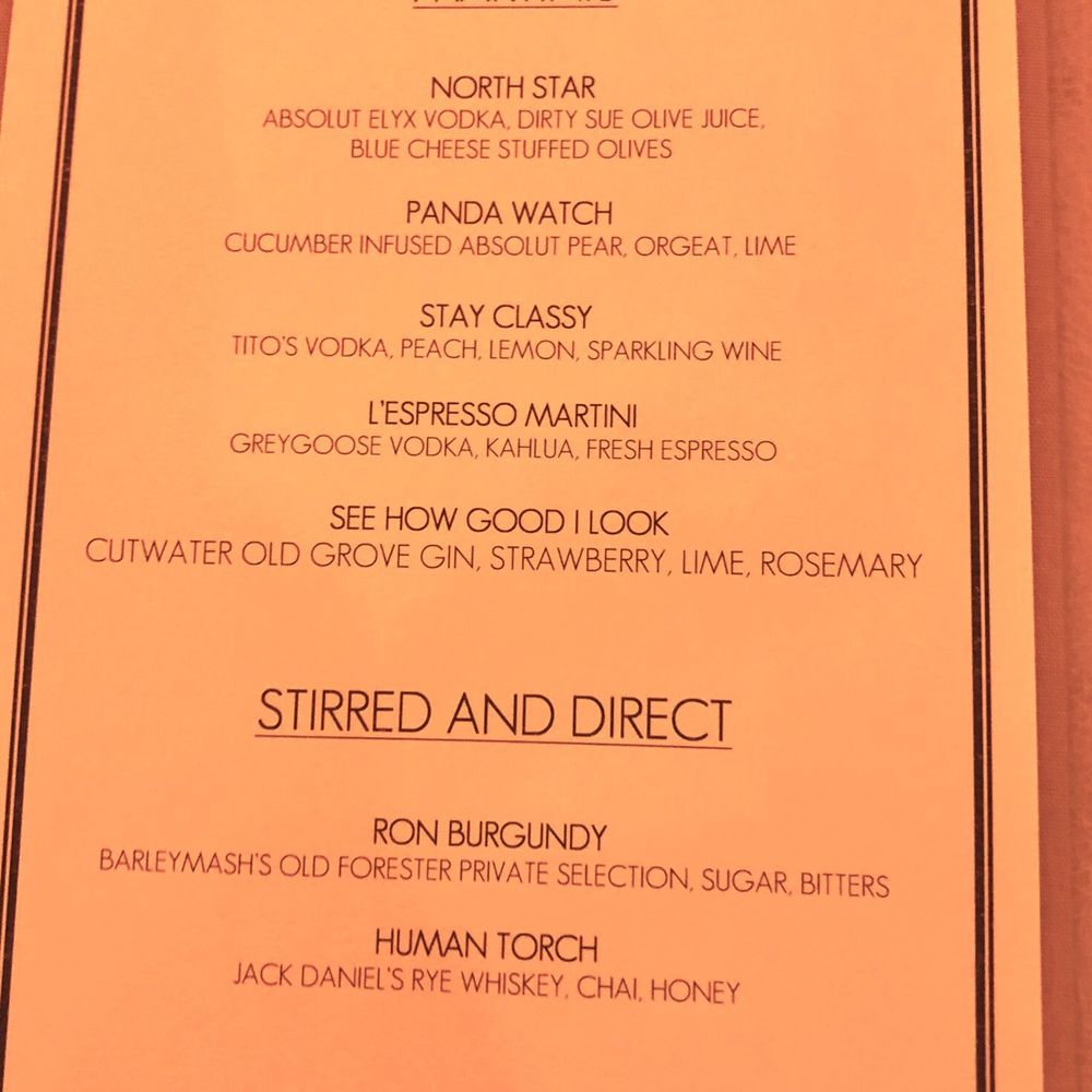 Ginger's - Anchorman menu - Lounges Near Me - San Diego, California Ginger's - Anchorman menu - Lounges Near Me - San Diego, California