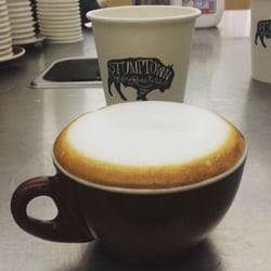 Katies Coffee At Gastoronme - Vanilla latte.