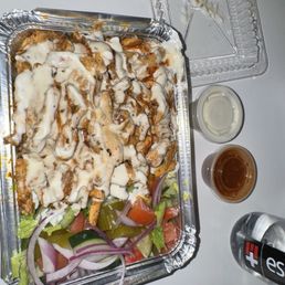 Chicken Shawarma Over Rice Chicken Shawarma Over Rice
