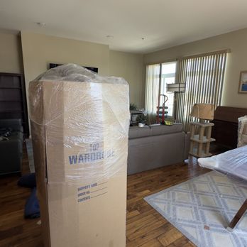 Kometa Moving - Wardrobe box packed and protected -- professional moving services with care and attention to detail in San Diego. - Movers Near Me - Poway, California