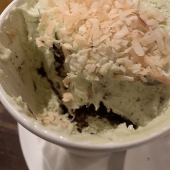 DOMU - Matcha Pudding w chocolate animal crackers - Ramen Near Me - Orlando, Florida DOMU - Matcha Pudding w chocolate animal crackers - Ramen Near Me - Orlando, Florida