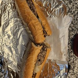 Large Cheeses Steak. Yum!