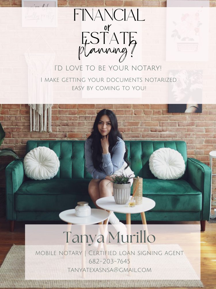 TANYA MURILLO MOBILE NOTARY Dallas, Texas Notaries Phone Number