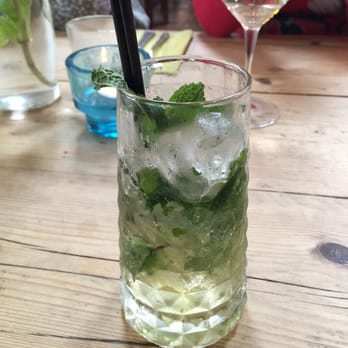 The Sheppey Inn - Another cocktail made for me, kind of like a Lychee Mojito! - Pubs Near Me - Wells, SOM