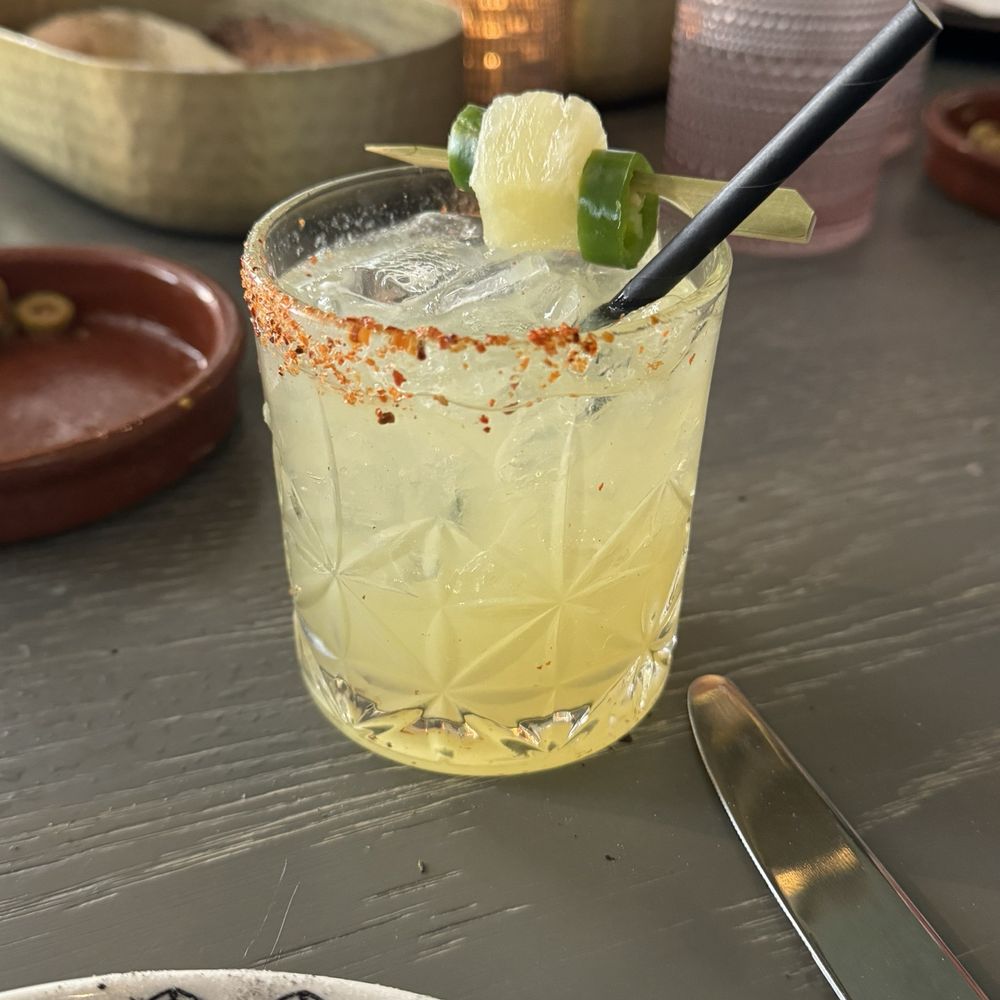 Villa Yara - Spicy pineapple margarita - Mediterranean Near Me - Washington, DC, District of Columbia Villa Yara - Spicy pineapple margarita - Mediterranean Near Me - Washington, DC, District of Columbia