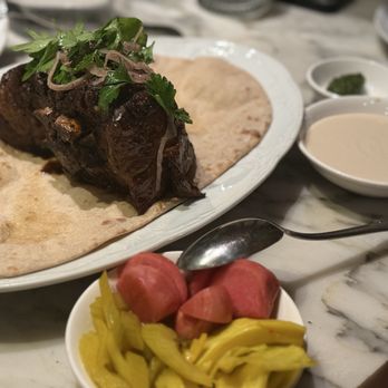 Bavel - Slow Roasted Lamb Neck Shawarma - Middle Eastern Near Me - Los Angeles, California