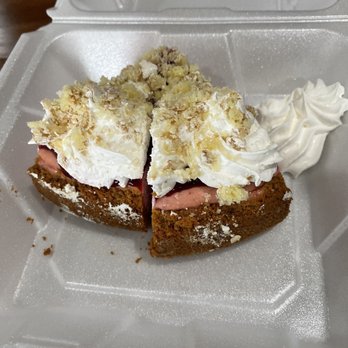 Lakeshore Cafe - Raspberry donut cheesecake! - Soup Near Me - Blasdell, New York Lakeshore Cafe - Raspberry donut cheesecake! - Soup Near Me - Blasdell, New York