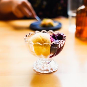Reunion - Passion Fruit Ice Cream was just the right amount of sweet and tangy. Can't go wrong with a Baklava (1 pcs) either. - Breakfast & Brunch Near Me - Brooklyn, New York