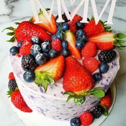 A Forgetful Baker - Taro fruit cake
