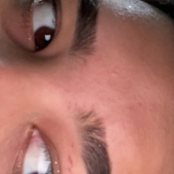 Slick Threading & Waxing Salon - More noticeable cuts on my right eye - Threading Services Near Me - Rancho Cucamonga, California
