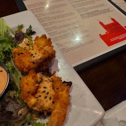 New Fire Cracker Shrimp  is so delicious! Menu has several new items including authentic Italian pasta dishes!!