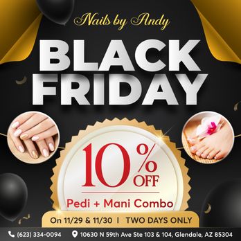 Nails By Andy - HAPPY BLACK FRIDAY - Nail Salons Near Me - Glendale, Arizona Nails By Andy - HAPPY BLACK FRIDAY - Nail Salons Near Me - Glendale, Arizona